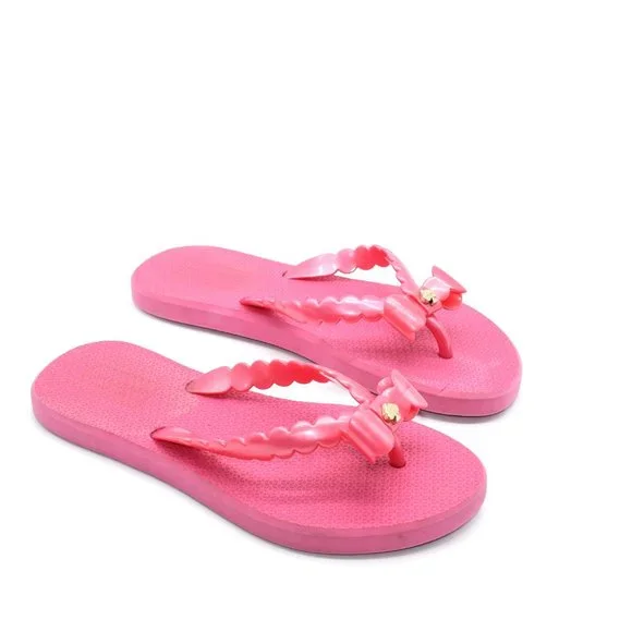 kate spade Shoes Kate Spade Denise Pink Bow Flip Flops 6 Poshmark